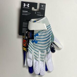 NWT Under Armour UA Blur Football Gloves - Limited Addition Medium